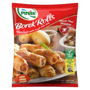 Pinar Borek Rolls with Minced Meat Potatoes, 500g