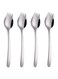 Stainless Steel Sporks Set Silver