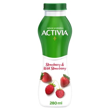 Activia Go Wild Strawberry Yoghurt, 280ml