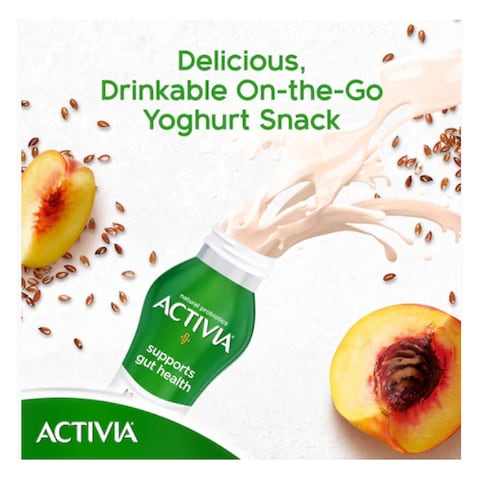 Activia Go Wild Peach and Grain Yoghurt, 280ml