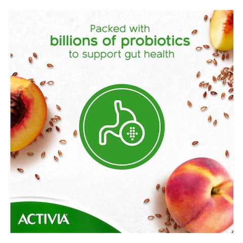 Activia Go Wild Peach and Grain Yoghurt, 280ml