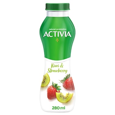 Activia Go Wild Strawberry and Kiwi Yoghurt, 280ml
