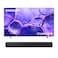 تلفزيون سامسونج الذكي فائق الوضوح 4K مقاس 75 بوصة طراز UA75U8000FUXZN (إصدار الإمارات العربية المتحدة 2025) مع مكبر صوت لاسلكي سامسونج HW-C400 ثنائي القنوات