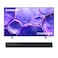 تلفزيون سامسونج الذكي فائق الوضوح 4K مقاس 55 بوصة طراز UA55U8000FUXZN (إصدار الإمارات 2025) مع مكبر صوت لاسلكي سامسونج HW-C400 ثنائي القنوات