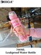 700ML Leakproof Water Bottle with Flip Cap and Handle Large Capacity Cartoon Capybara Design PVC-Free Plastic Air-Tight Straw for Outdoor Sports Travel Camping School Gym Use