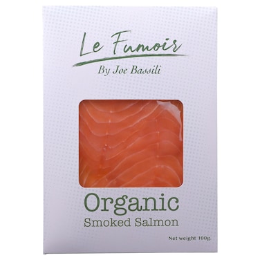 Le Fumoir Organic Smoked Salmon Fish, 100g