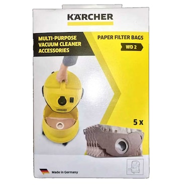Karcher Paper Filter Bags 6.904-322.0, Beige, 5 PCS