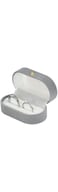GTVGJH Travel Jewelry Ring Case, Engagement Gifts for Her, Premium Gorgeous Vintage Ring Gift Box for Valentine's Day Proposal Wedding, Ceremony, Grey