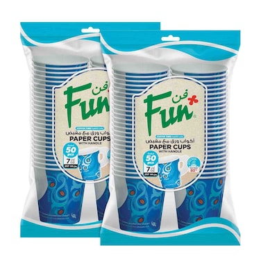 Fun Printed Cup Blue Pack of 100