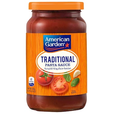 أمريكان غاردن صلصة معكرونة تقليدية طبيعية 397 غرام
