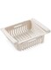 Dubai Gallery Retractable Fridge Organizer Beige 20X8X16Cm