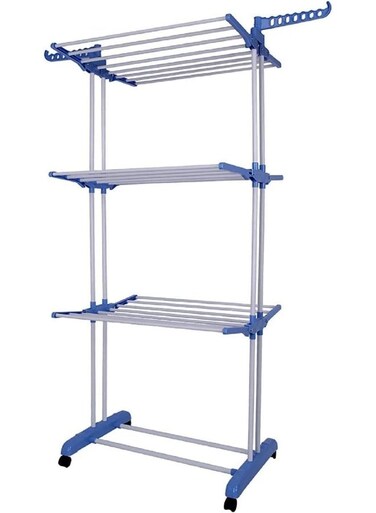 Double Pole Foldable Cloth Dryer Stand