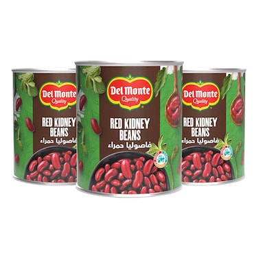 Del Monte Red Kidney Beans, 400g Pack of 3