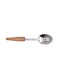 Life Stainless Steel Slotted Serving Spoon Silver/Brown 31.7 x 7.2 x 5cm