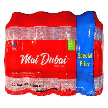 ماي دبي مياه شرب  قليلة الصوديوم 500 ملل حزمة من 12