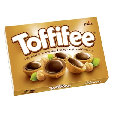 Storck Toffifee Hazelnut in Caramel with Creamy Nougat and Chocolate, 200g