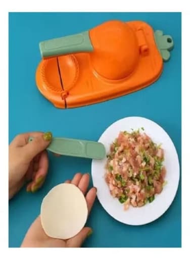 Generic 2 In 1 Dumpling Maker, Manual Dumpling Maker Mould Home Kitchen Dumpling Making Tool Baking Pastry Manual Artifact For Pressing Dumpling Skin Wrapper Mould Dough Press Maker