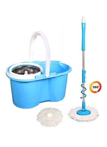 Generic 360 Degree Rotating Magic Mop Blue