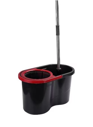 Generic 360 Degree Spin Mop And Bucket Set Multicolour