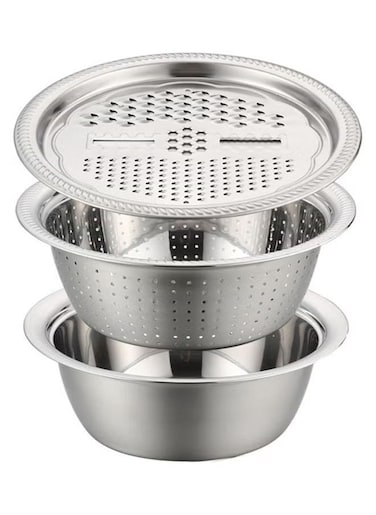 Generic 3-In-1 Drain Basket Silver