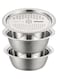 Generic 3-In-1 Drain Basket Silver