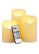 Generic 3-Piece Colour Changing Flameless Candle Set White