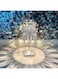 Arabest Acrylic Diamond Table Lamp Clear 26cm