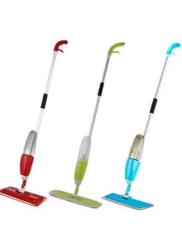 ممسحة أرضية بخاخ فعالة للخشب الصلب والصفح والبلاط أداة تنظيف متينة مع وسادات ممسحة مسطحة قابلة لإعادة الاستخدام