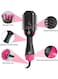 Generic Electric Blow Hot Air Brush Black/Pink