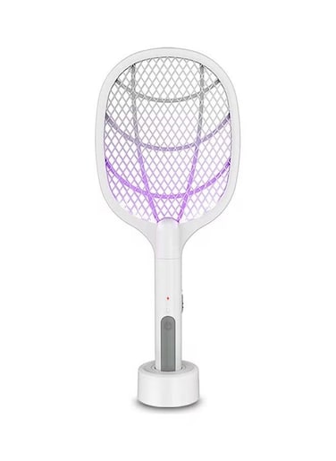 Generic Electric Mosquito Swatter White/Purple