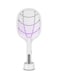 Generic Electric Mosquito Swatter White/Purple
