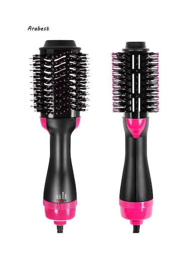 Arabest Electric Professional Hair Comb Black/Pink 34cm