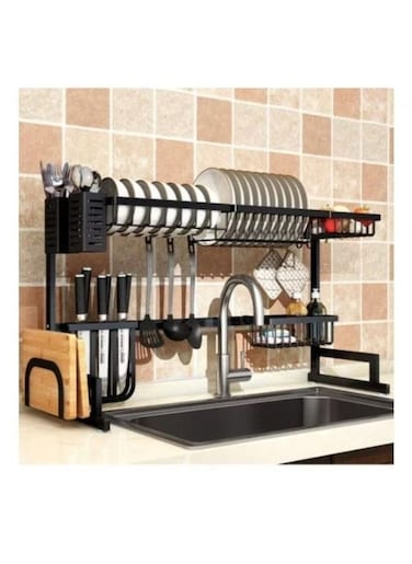 Generic Kitchen Organizer Dish Rack Over Sink Cutlery Utensils Washing Cutlery Holder Draining Board Kitchen Storage Dish Drainer Draining Rack