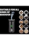 Bukhoor Style USB Type-C Power Rechargeable Incense Burner Black 14X6X6cm