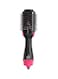 Generic One Step 2-In-1 Hair Dryer And Styling Brush Black/Pink 18 Inch