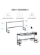 Generic Over The Sink Dish Drainer Drying Rack Black 30X27cm