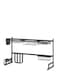 Generic Over The Sink Dish Drainer Drying Rack Black 30X27cm