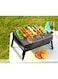 Generic Portable BBQ Charcoal Grill Black