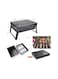 Generic Portable BBQ Charcoal Grill Black