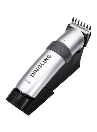 Dingling Professional Electric Hair Clipper With Blades Silver/Black 21.21X21.01X7.39cm