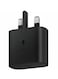 Generic Samsung UK Travel Adapter (45W With USB Type C Cable) Black