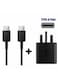 Generic Samsung UK Travel Adapter (45W With USB Type C Cable) Black