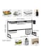 Amerteer Stainless Steel Dish Drying Rack Black 2Kg