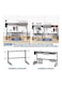 Amerteer Stainless Steel Dish Drying Rack Black 2Kg