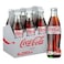 Coca-Cola Light Carbonated Soft Drink Glass Bottle, 290ml Pack of 6