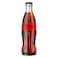 Coca-Cola Zero Sugar Carbonated Soft Drink Glass Bottle, 290ml