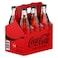 Coca-Cola Zero Sugar Carbonated Soft Drink Glass Bottle, 290ml Pack of 6