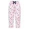 Ladies Strawberry Print Pajama Pants with Bow Detail, Assorted, MAC004