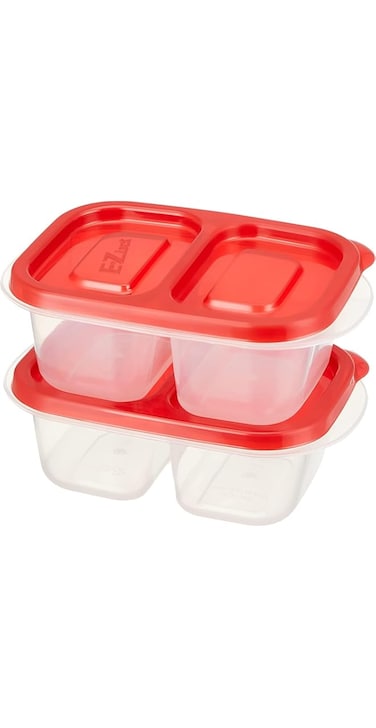 LocknLock 2-Piece E-ZLock Rectangular Container Set - 260 ml