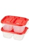 LocknLock 2-Piece E-ZLock Rectangular Container Set - 260 ml